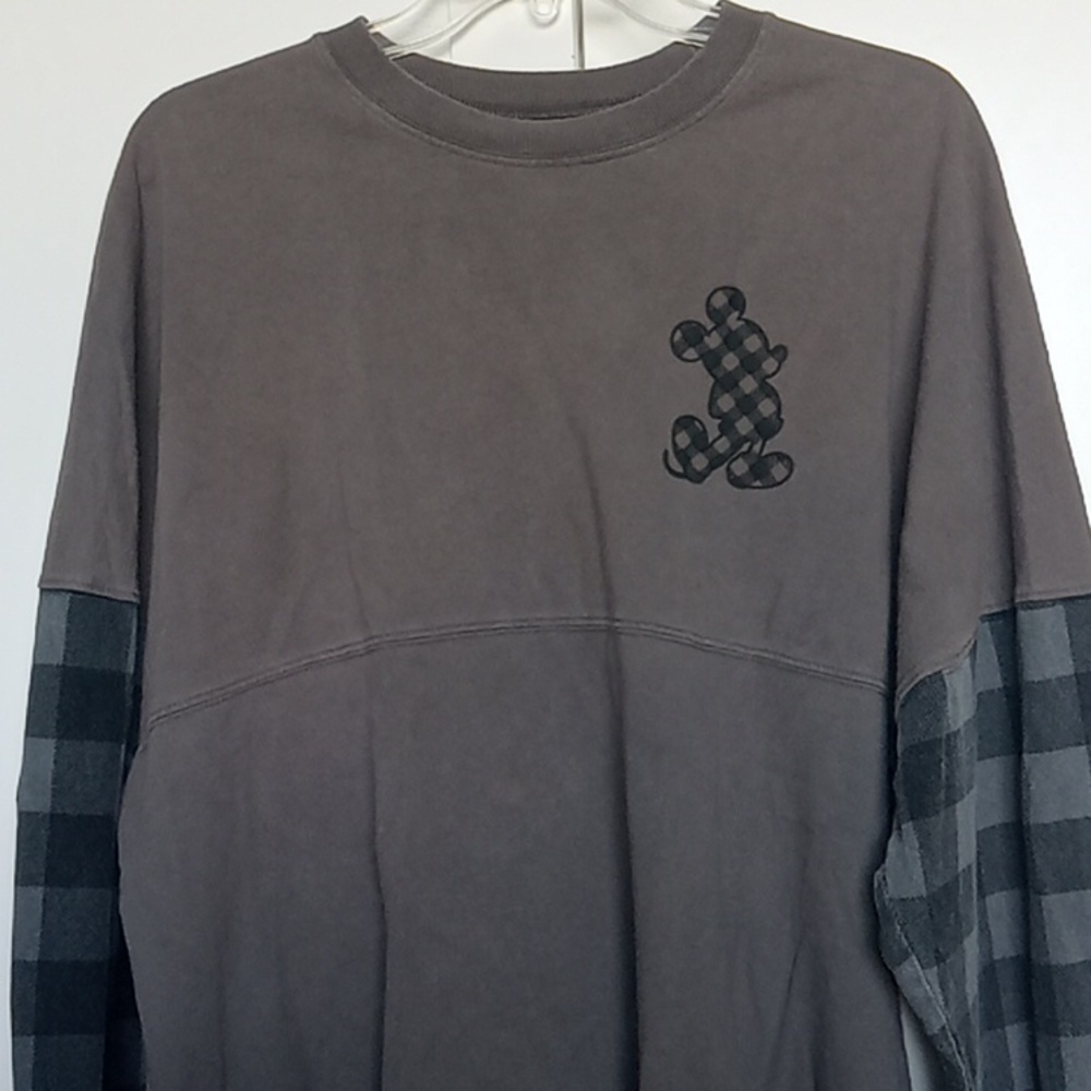 Disney Long Sleeve Shirt  Size L,  Gray and Black